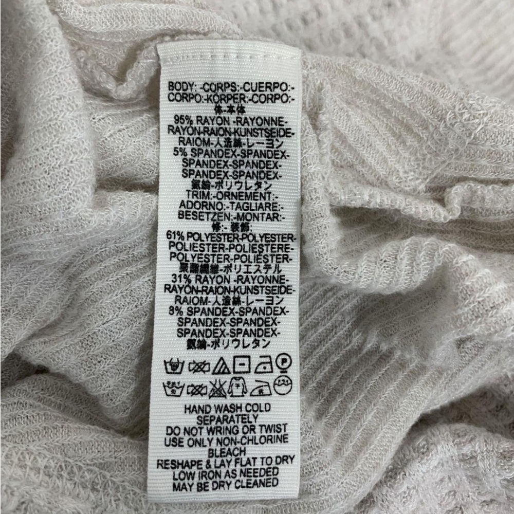 We The Free Textured White Knit Top - Picture 5 of 6